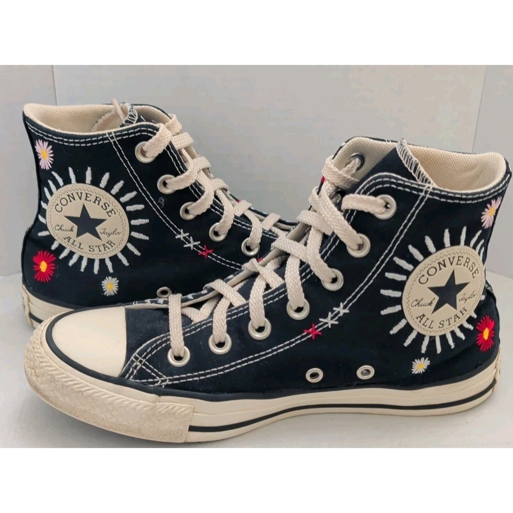 Converse Chuck Taylor All Star Hi Friends For Life Sneaker Floral Women Sz 6.5